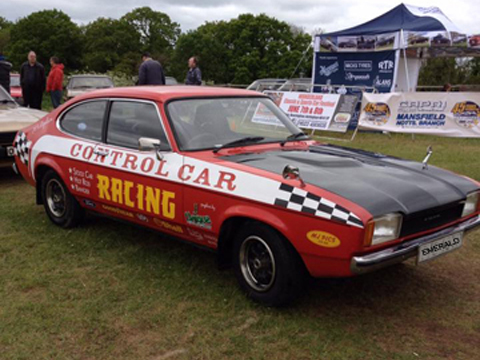 1977 mark 2 Capri in 'control car' livery
